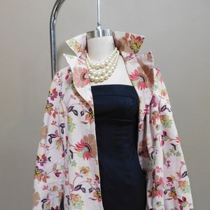 Pink Bandolino Floral Overcoat